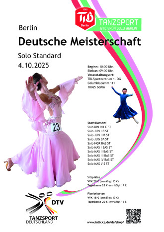 Plakat Solo DM 04102025 Berlin Neu